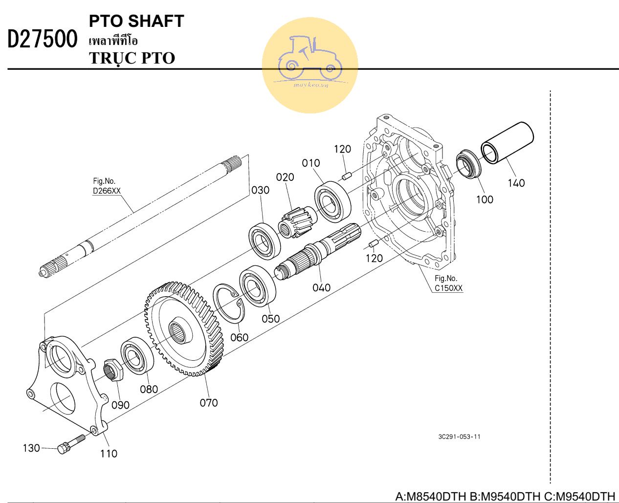 Trục PTO